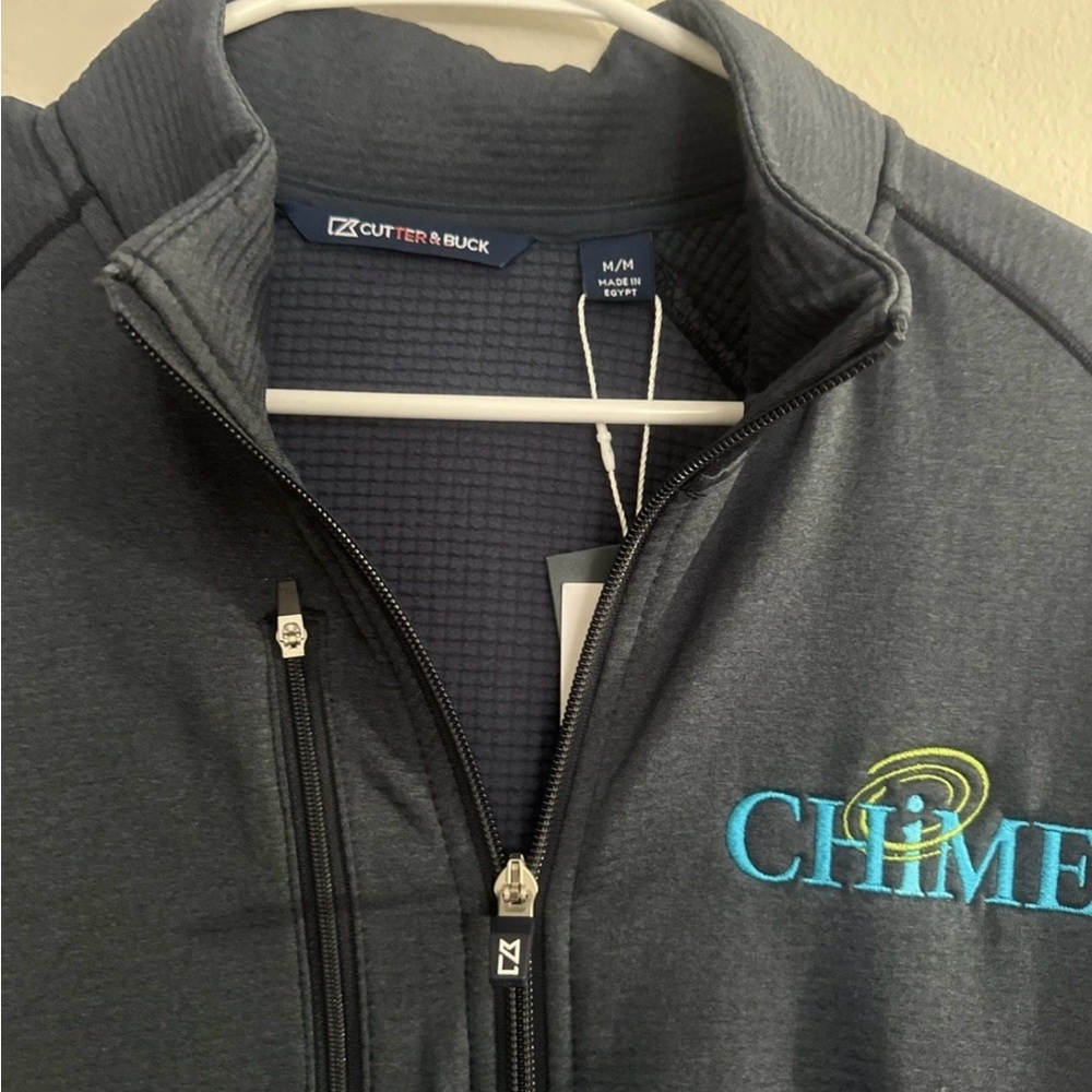 Cutter & Buck Charcoal Full-Zip Jacket